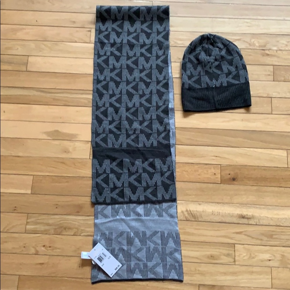 Michael Kors scarf and hat